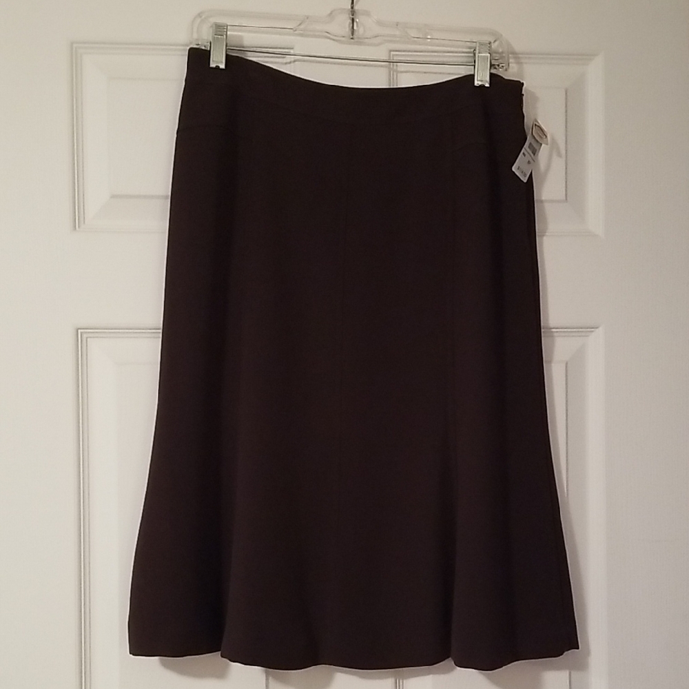 Talbots Dark Chocolate Brown Skirt